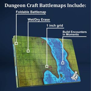 Dungeon Craft: BattleMap: Grasslands / River