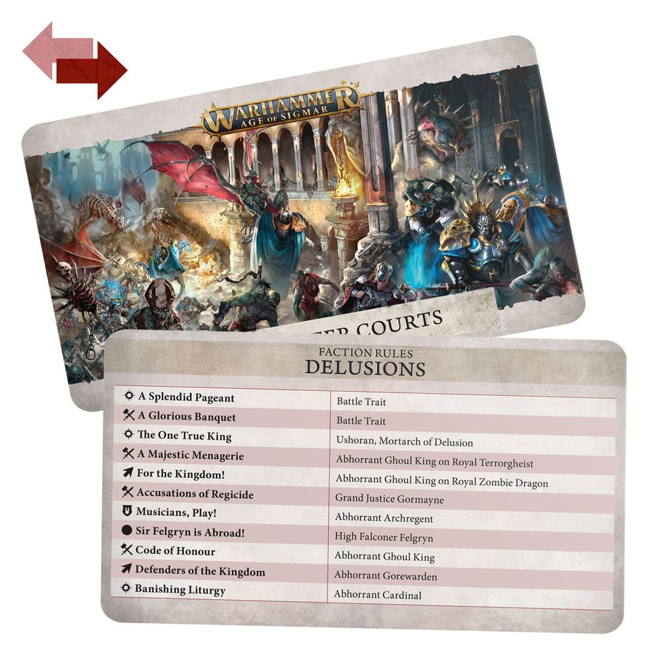 Warscroll Cards: Flesh-Eater Courts Age of Sigmar