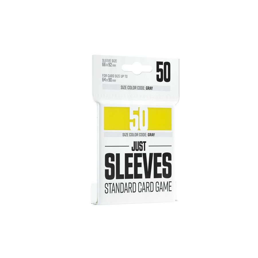 Sleeves: Just Sleeves: Standard Card Game: Yellow (50) (ML)