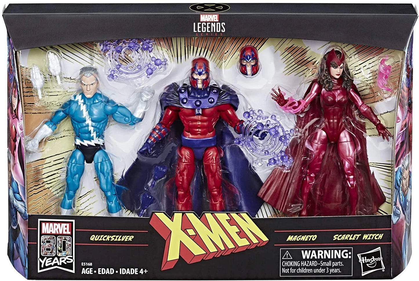 MARVEL LEGENDS Family Matters 3-Pack Magneto Quicksilver Scarlet Witch