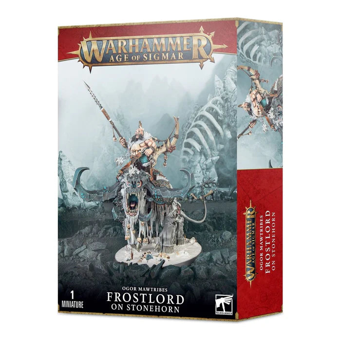 WARHAMMER - AGE OF SIGMAR - OGOR MAWTRIBES: FROSTLORD ON STONEHORN