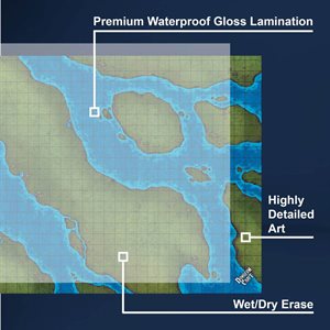 Dungeon Craft: BattleMap: Grasslands / River