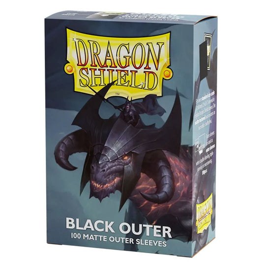Sleeves: Dragon Shield: Outer Sleeves Matte: Black (100) (EN)