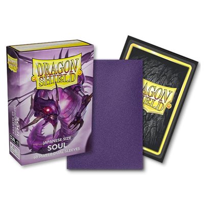 Sleeves: Dragon Shield: Matte Japanese DUAL: Soul (Metallic Purple) (60) (EN)