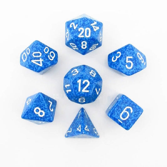 Speckled: 7Pc Water Dice