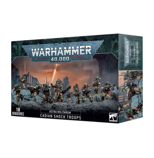 Warhammer 40,000 Astra Militarum-Cadian Shock Troops