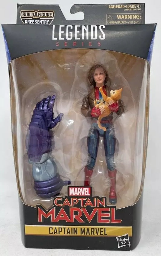 Marvel Legends Captain Marvel Bomber Jacket/Goose fig. Sentry Kree BuildAFigure