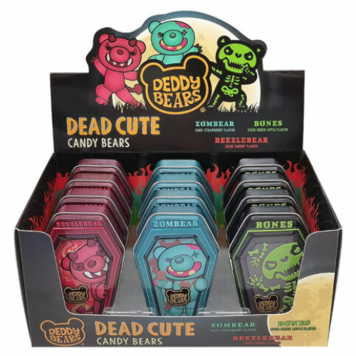DEDDY BEARS - APPLE/RASPBERRY/CHERRY SOUR CANDY TIN