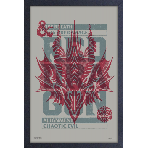 DUNGEONS and DRAGONS - CHAOTIC EVIL - 11" x 17" GEL PRINT