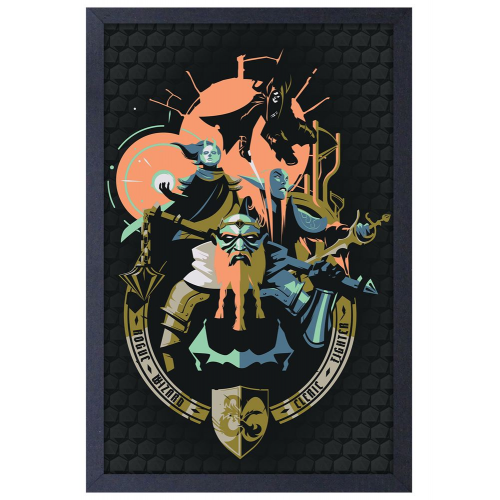 DUNGEONS and DRAGONS - GROUP - 11" x 17" GEL PRINT