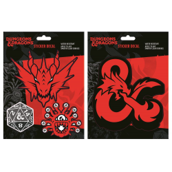 DUNGEONS and DRAGONS - STICKER DECAL