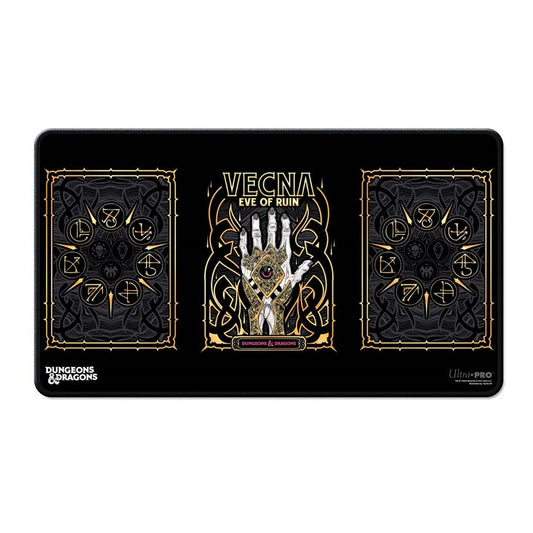 Playmat: Stitched (Black): Dungeons & Dragons: Vecna Eve of Ruin: Alt Artwork