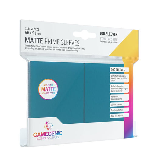 Sleeves: Gamegenic: Matte Prime Sleeves: Blue (100) (ML)