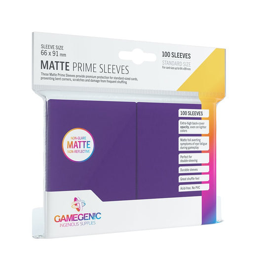 Sleeves: Gamegenic: Matte Prime Sleeves: Purple (100) (ML)