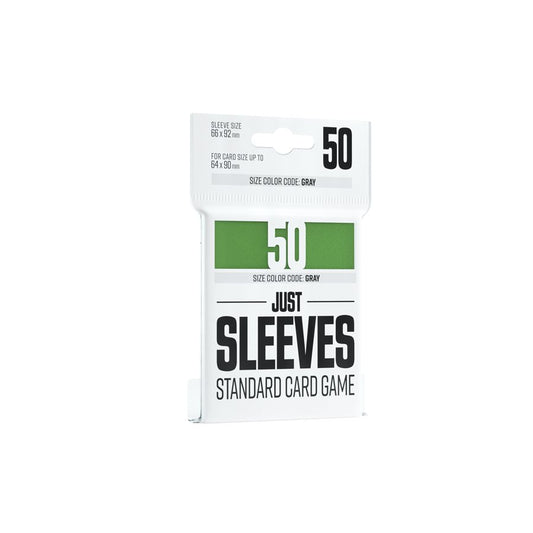 Sleeves: Just Sleeves: Standard Card Game: Green (50) (ML)