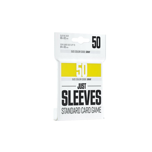 Sleeves: Just Sleeves: Standard Card Game: Yellow (50) (ML)