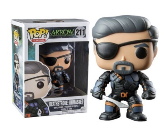POP! Arrow- Deathstroke: Unmasked 211-Vinyl-Figure