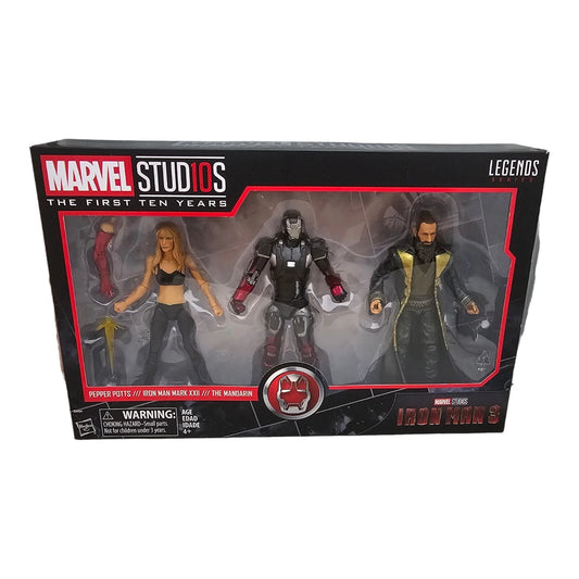 Marvel Legends Pepper Potts, Iron Man Mark XXII & The Mandarin 3-Pack