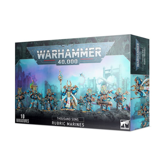 Warhammer 40,000 Thousand Sons-Rubric Marines