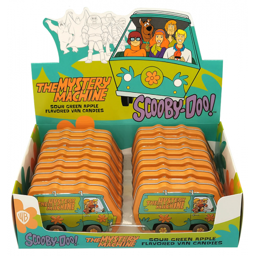 SCOOBY DOO - MYSTERY MACHINE - SOUR APPLE CANDY TIN