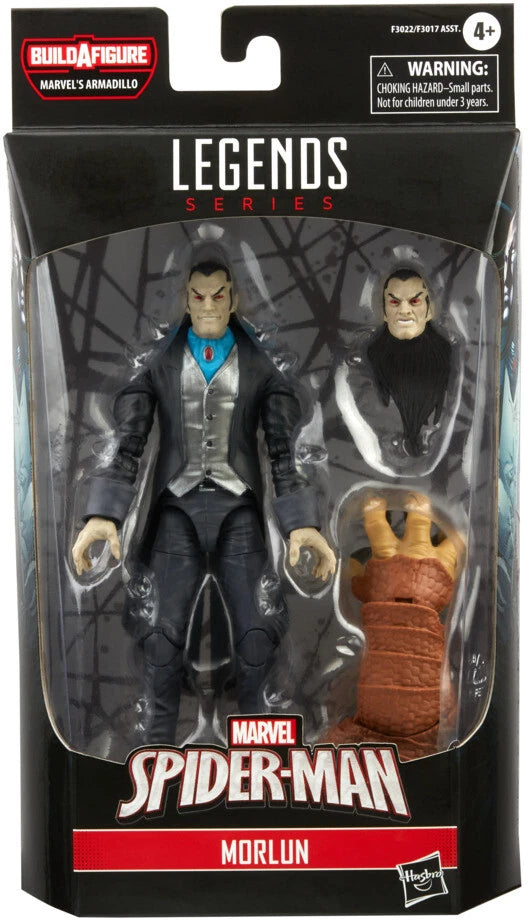 Spider-Man Marvel Legends Morlun 6” Figure – Hasbro BAF Armadillo Series