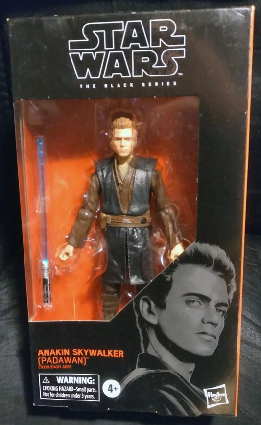 Star Wars Padawan Anakin Skywalker Black Series 6 inch AOTC Figure