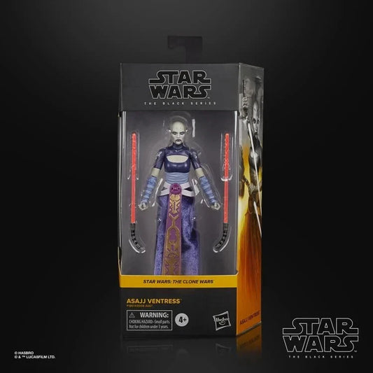 Hasbro The Black Series Star Wars The Clone Wars Asajj Ventress 6" Action Figure