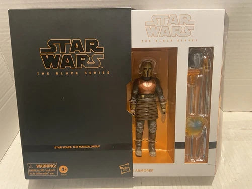 Star Wars The Black Series 6” Hasbro The Armorer Deluxe The Mandalorian MISB