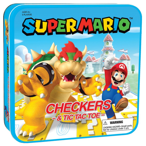 TIC TAC TOE/CHECKERS - SUPER MARIO VS. BOWSER