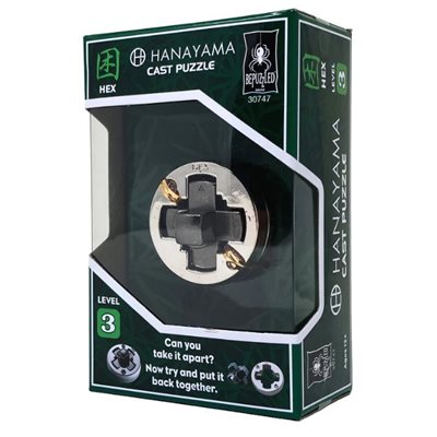 Hanayama Cast Puzzle - Hex (Lvl 3)