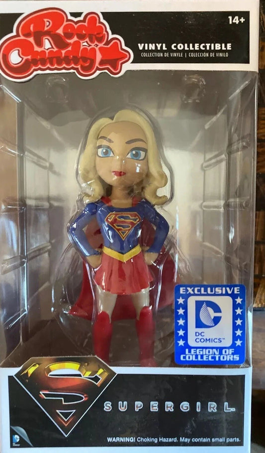 FUNKO DC COMICS EXCLUSIVE ROCK CANDY SUPERGIRL VINYL COLLECTIBLE NIB